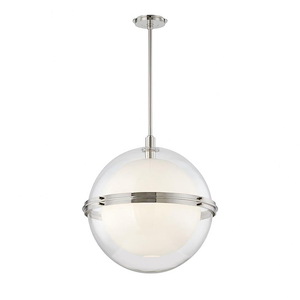 Northport - 22 Inch One Light Pendant in Contemporary Style - 22 Inches Wide by 22 Inches High