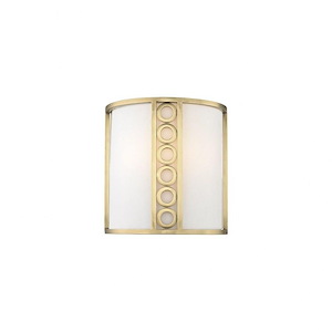Infinity 2-Light Wall Sconce - 10 Inches Wide by 10.5 Inches High