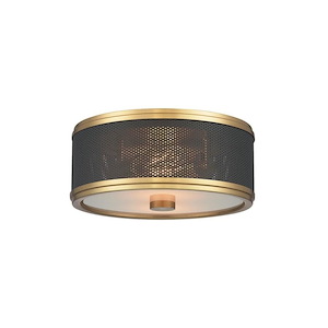 Fraser - Two Light Flush Mount - 11 Inches Wide by 5 Inches High