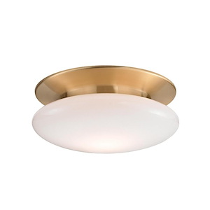 Irvington - 18W 1 LED Flush Mount - 15 Inches Wide by 5.5 Inches High