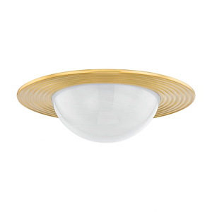 Geraldton - 16W 1 LED Flush Mount In Modern Style-6 Inches Tall and 21 Inches Wide