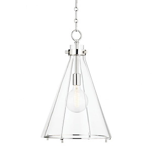 Eldridge - 1 Light Pendant-23.5 Inches Tall and 14 Inches Wide - 1099645