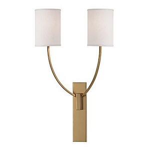 Colton - Two Light Wall Sconce - 14 Inches Wide by 14.25 Inches High
