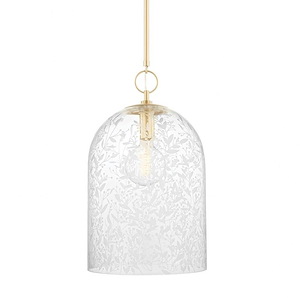 Belleville - 1 Light Pendant-24.5 Inches Tall and 14 Inches Wide - 1271210