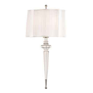 Tipton 2-Light Pleated Wall Sconce - 12 Inches Wide by 24 Inches High - 750249
