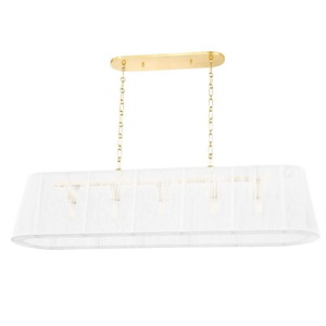 Verona Beach 5 Light Linear in Transitional Essentials Everyday Modern Style 12.75 Inches Tall and 11 Inches Wide - 1093620