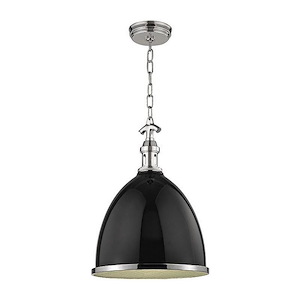 Viceroy One Light Small Pendant - 12.75 Inches Wide by 17.75 Inches High