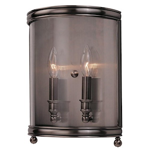 Larchmont - Two Light Wall Sconce - 9.25 Inches Wide by 11.5 Inches High