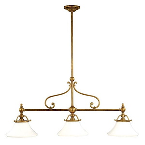 Orleans - Three Light Pendant - 50.25 Inches Wide by 29 Inches High
