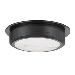 Greenport - 14 Inch 18W 1 LED Medium Flush Mount/Wall Sconce in Modern/Transitional Style - 14 Inches Wide by 4 Inches High - 1032567