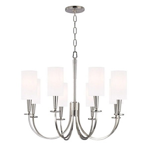 Mason - Eight Light Chandelier - 26.5 Inches Wide by 22.5 Inches High