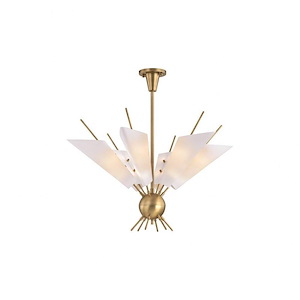 Cooper 12-Light LED Chandelier - 32.25 Inches Wide by 20.5 Inches High