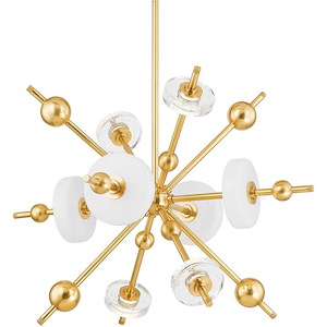 Maynard - 28W 8 LED Chandelier-22.75 Inches Tall and 32 Inches Wide