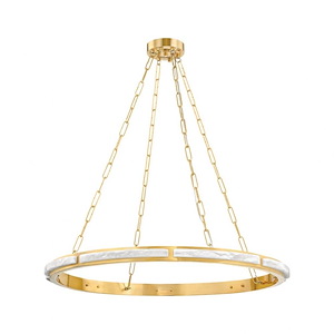 Wingate - 40W 1 LED Chandelier In Modern Style-2 Inches Tall and 36 Inches Wide - 1315448