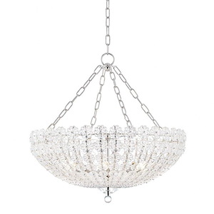 Floral Park - Eight Light Chandelier in Transitional Style - 24.5 Inches Wide by 25 Inches High - 921647