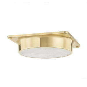 Greenwich - 20W 1 LED Flush Mount-2.5 Inches Tall and 11.75 Inches Wide