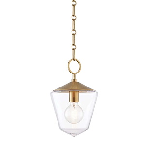 Greene One Light Small Pendant - 8 Inches Wide by 13.25 Inches High - 883547