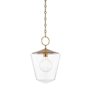 Greene - 1 Light Pendant in Everyday Modern/Transitional Essentials Style - 11.75 Inches Wide by 18.25 Inches High - 268987