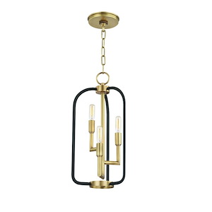 Angler 3-Light Chandelier - 10 Inches Wide by 19.5 Inches High