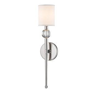 Rockland - 1 Light Wall Sconce in Transitional Style - 4.75 Inches Wide by 20.5 Inches High