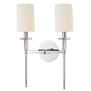 Amherst - 2 Light Wall Sconce in Transitional Style - 13 Inches Wide by 18.75 Inches High - 268968