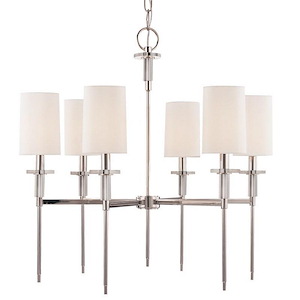 Amherst - Six Light Chandelier - 25 Inches Wide by 25.5 Inches High
