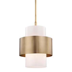 Corinth One Light Large Pendant - 15.5 Inches Wide by 28.5 Inches High