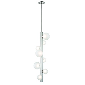 Mini Hinsdale 8-Light LED Pendant - 11 Inches Wide by 30.5 Inches High