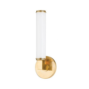 Cromwell - 8W 1 LED Wall Sconce-13.75 Inches Tall and 4.75 Inches Wide