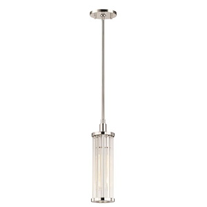 Marley 1-Light Pendant - 4 Inches Wide by 17.75 Inches High