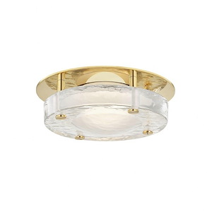 Heath - 8.25 Inch 12W 1 LED Flush Mount in Transitional Style - 8.25 Inches Wide by 3 Inches High
