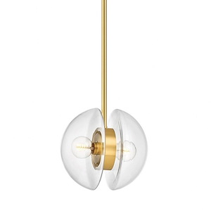 Kert - 2 Light Pendant-12 Inches Tall and 11.75 Inches Wide