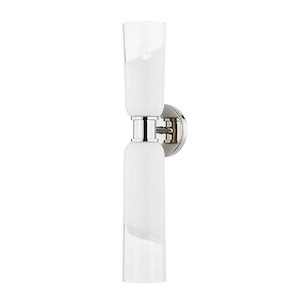 Wasson - 2 Light Wall Sconce-21.75 Inches Tall and 4.75 Inches Wide