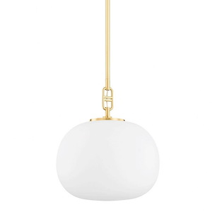 Ingels - 1 Light Pendant-13 Inches Tall and 11 Inches Wide