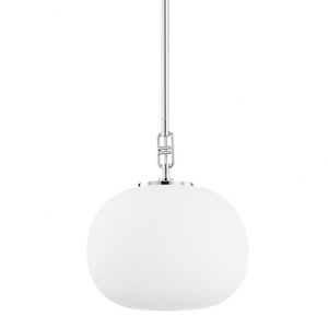 Ingels - 1 Light Pendant-13 Inches Tall and 11 Inches Wide