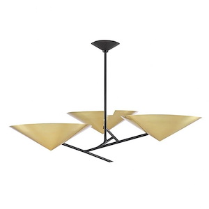 Equilibrium - 3 Light Chandelier in Modern Style - 39.5 Inches Wide by 12.25 Inches High - 936348