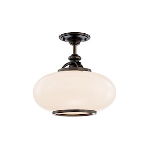 Canton - One Light Semi Flush Mount - 15 Inches Wide by 69.25 Inches High - 144565