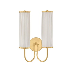 Elaine - 2 Light Wall Sconce-16.5 Inch Tall and 10.25 Inch Wide - 1387504