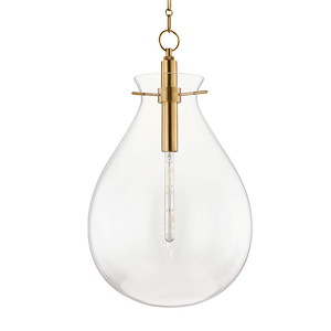 Ivy - 6W 1 LED Pendant - 18 Inches Wide by 30.5 Inches High