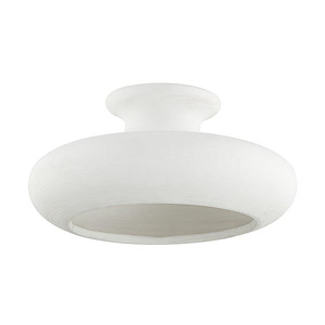 Annie - 1 Light Semi-Flush Mount-8.5 Inches Tall and 16 Inches Wide