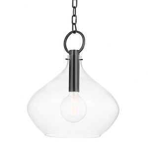 Lina 1 Light Pendant in Transitional Essentials Everyday Modern Style 19.5 Inches Tall and 16.75 Inches Wide - 1093623