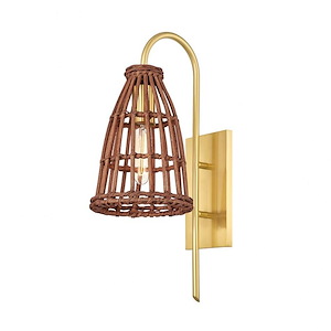 Jordan - 1 Light Wall Sconce-18.5 Inches Tall and 6.5 Inches Wide