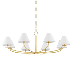 Stacey - 8 Light Chandelier-17 Inches Tall and 52.25 Inches Wide