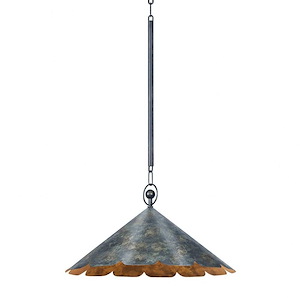 Folly Beach - 1 Light Pendant-10.75 Inch Tall and 20.75 Inch Wide