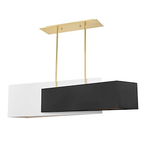 Ratio - Seven Light Linear in Contemporary Style - 17 Inches Wide by 13 Inches High