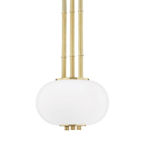 Palisade - One Light Pendant in Modern Style - 10 Inches Wide by 7.5 Inches High