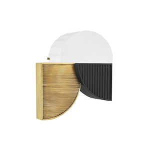 Construct - Two Light Wall Sconce in Contemporary Style - 10.5 Inches Wide by 12.75 Inches High - 1333638