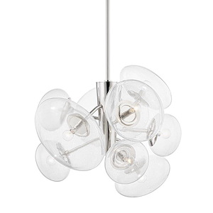 Opera - Nine Light Pendant in Transitional Style - 30.75 Inches Wide by 26.5 Inches High