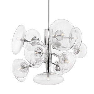 Opera - Fourteen Light Pendant in Transitional Style - 55 Inches Wide by 33 Inches High