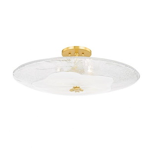 Lago - 4 Light Large Flush Mount-7.75 Inches Tall and 24 Inches Wide - 1276100